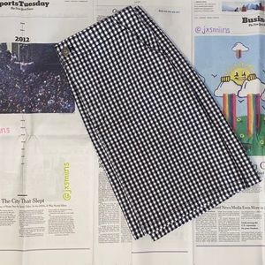 plaid / checkerboard skirt from hollister